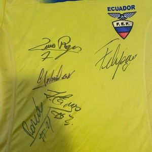 Ecuadorian autographed jersey